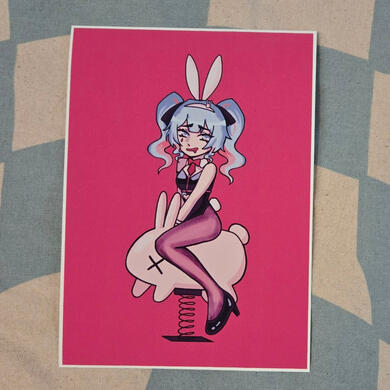 rabbit hole miku print