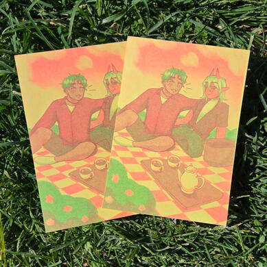 Original Character Summer Picnic SJMade Stamp Rally Prize