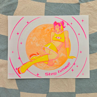 space channel 5 riso print