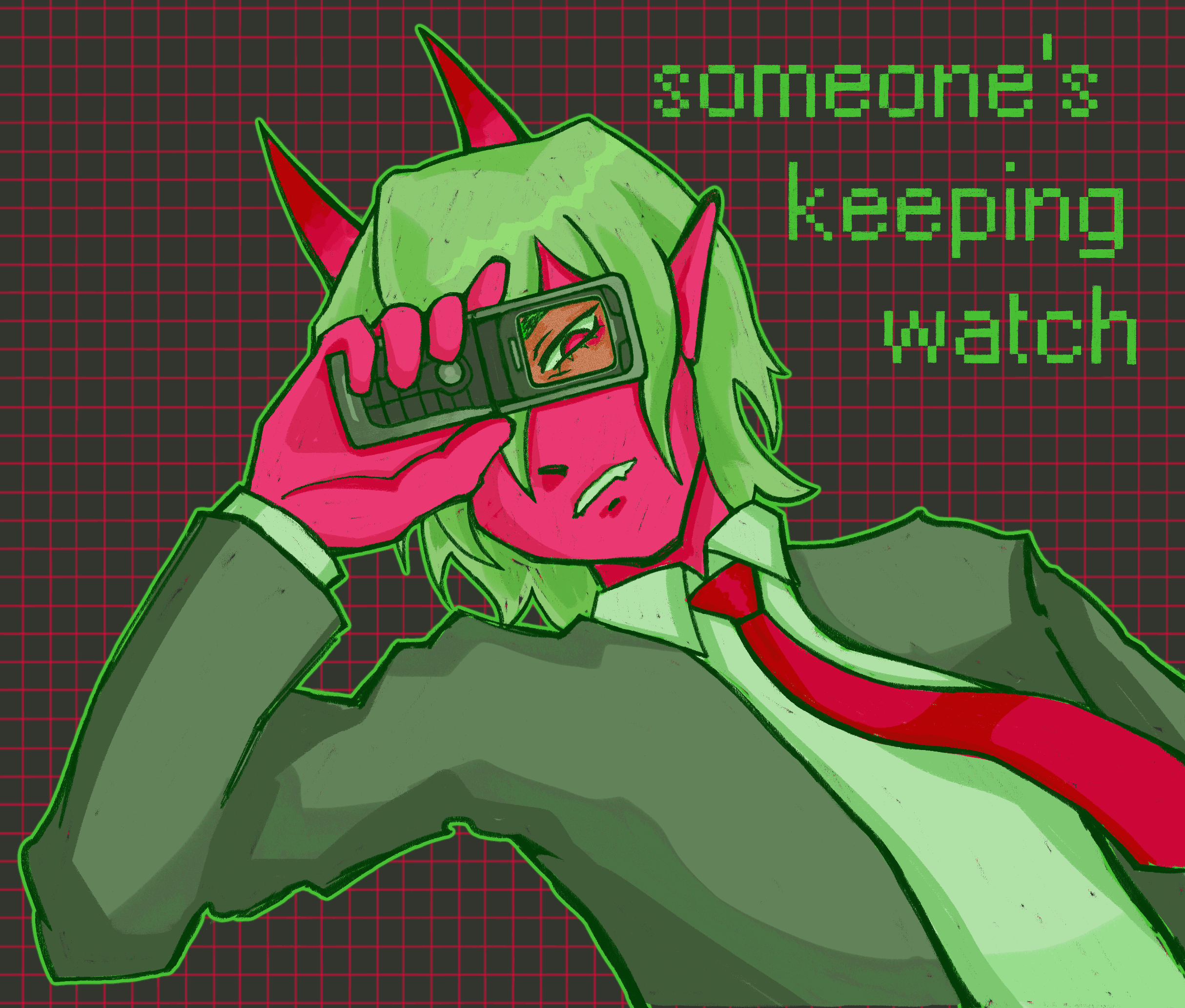 oc (alric) illustration, march 2025