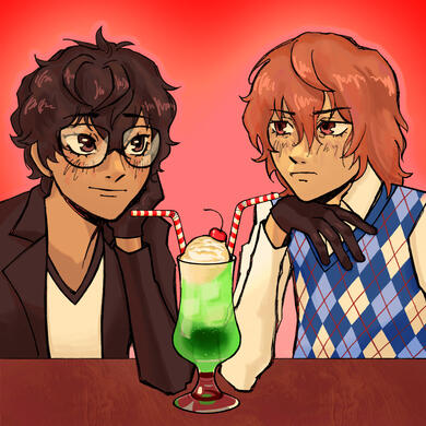 persona 5 shuake print design, march 2025