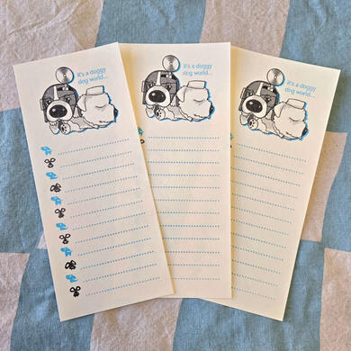 the dog island risograph paper