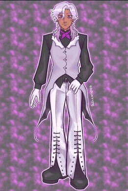 oc (silas) artfight reference, april 2024