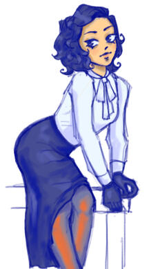 oc (april) sketch