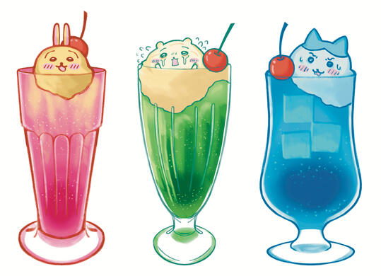 chiikawa print/sticker design, march 2025