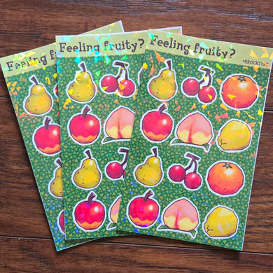 Feeling fruity? Sticker Sheet