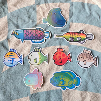 wii play fish sticker gacha