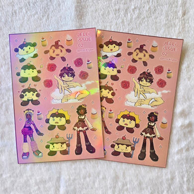 JELLi iSSUE 02 sticker sheet