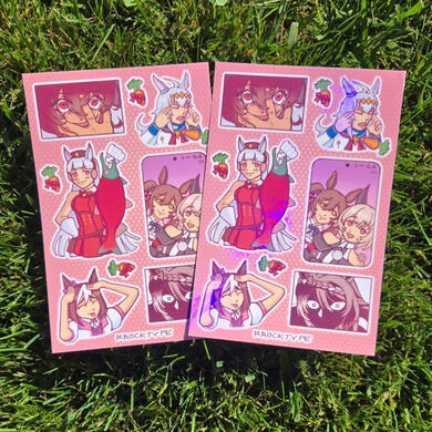 uma musume sticker sheet