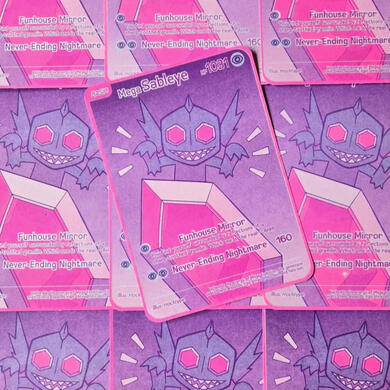 sableye risograph print