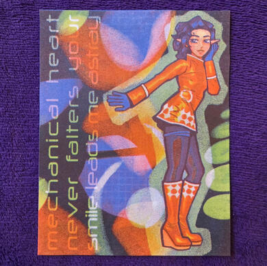 original character risograph print