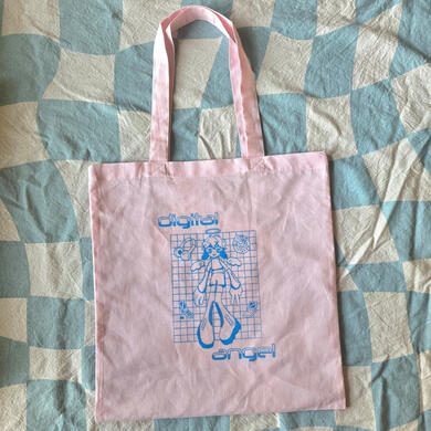 digital angel tote bag